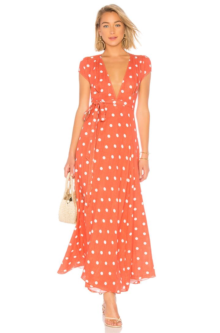 Technicolor Mythology Wrap Dress