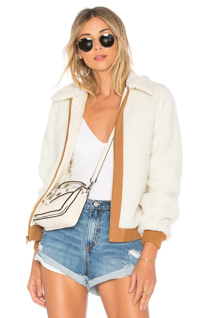 X Revolve Simone Faux Fur Jacket