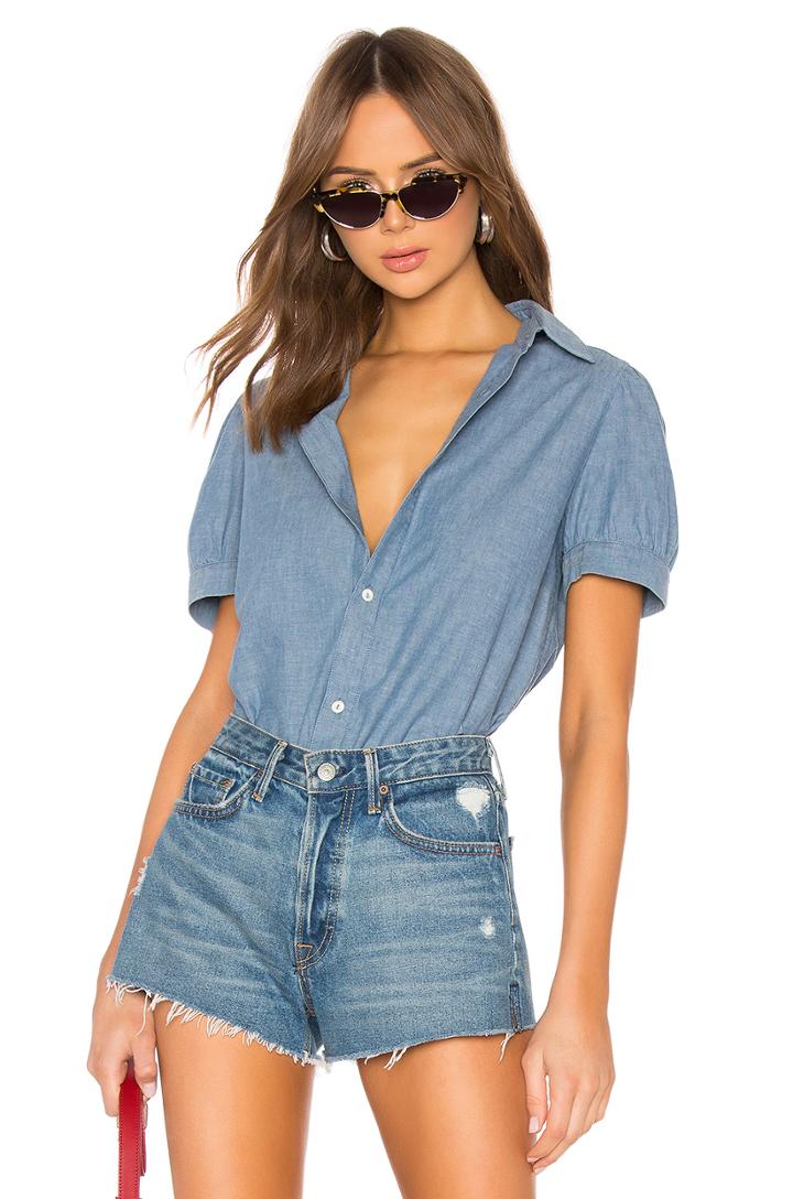 Agathe Button Tee