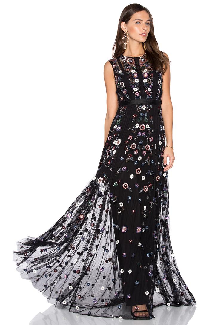 Floral Ombre Gown
