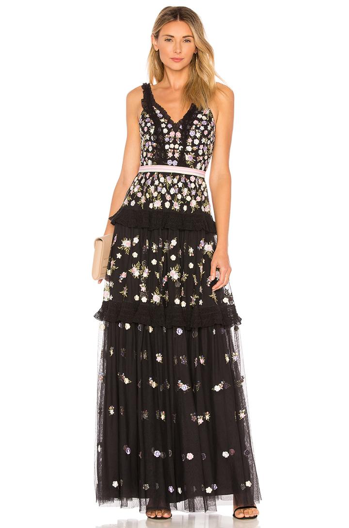 Prism Ditsy Sleeveless Gown