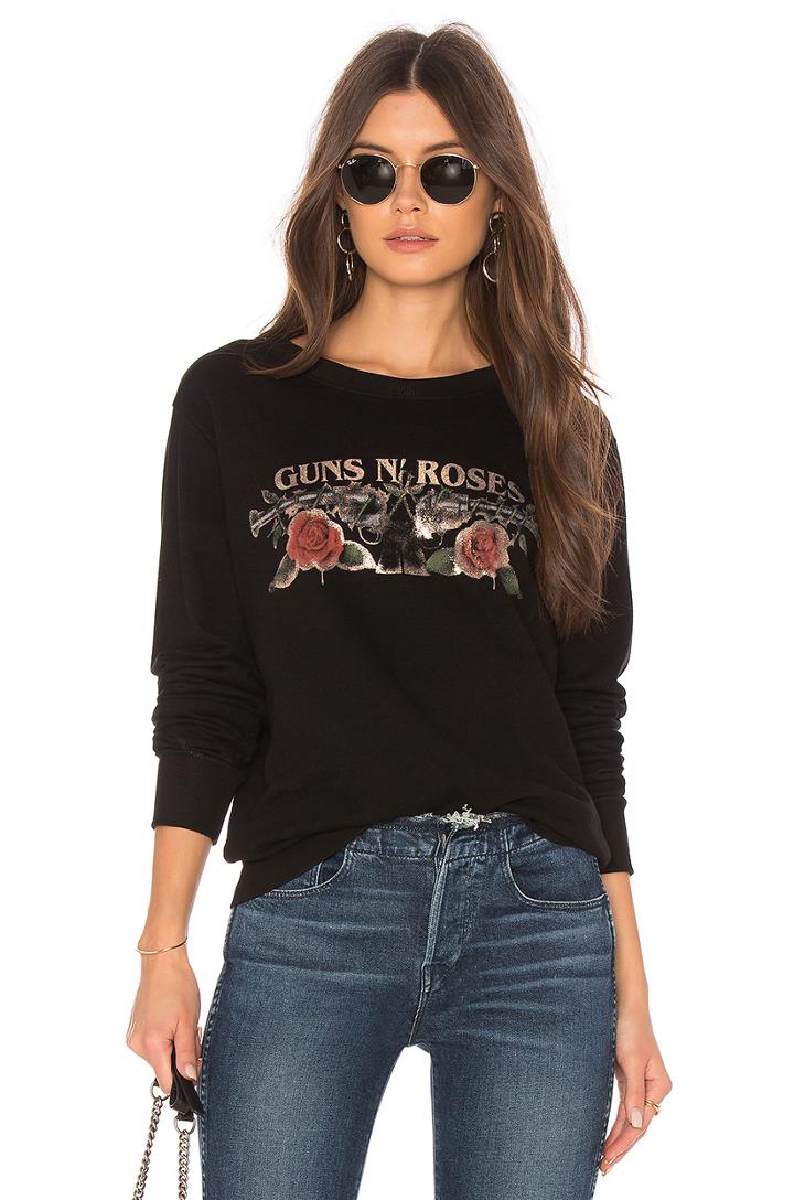 Gnr Rose Gold Logo Classic Sweatshirt