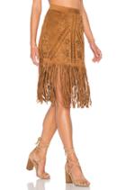 Fringe Laser Cut Skirt