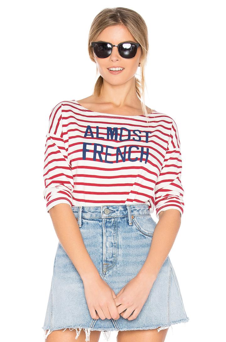 Almost French Long Sleeve Tee