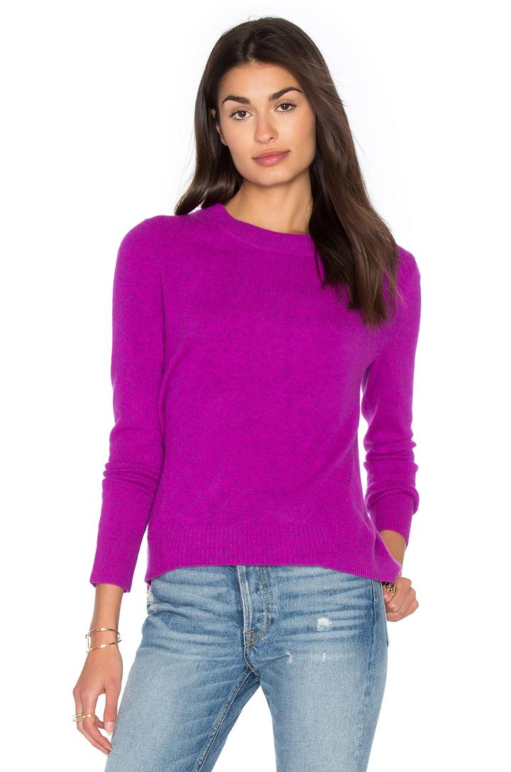 Hi Lo Crew Neck Sweater