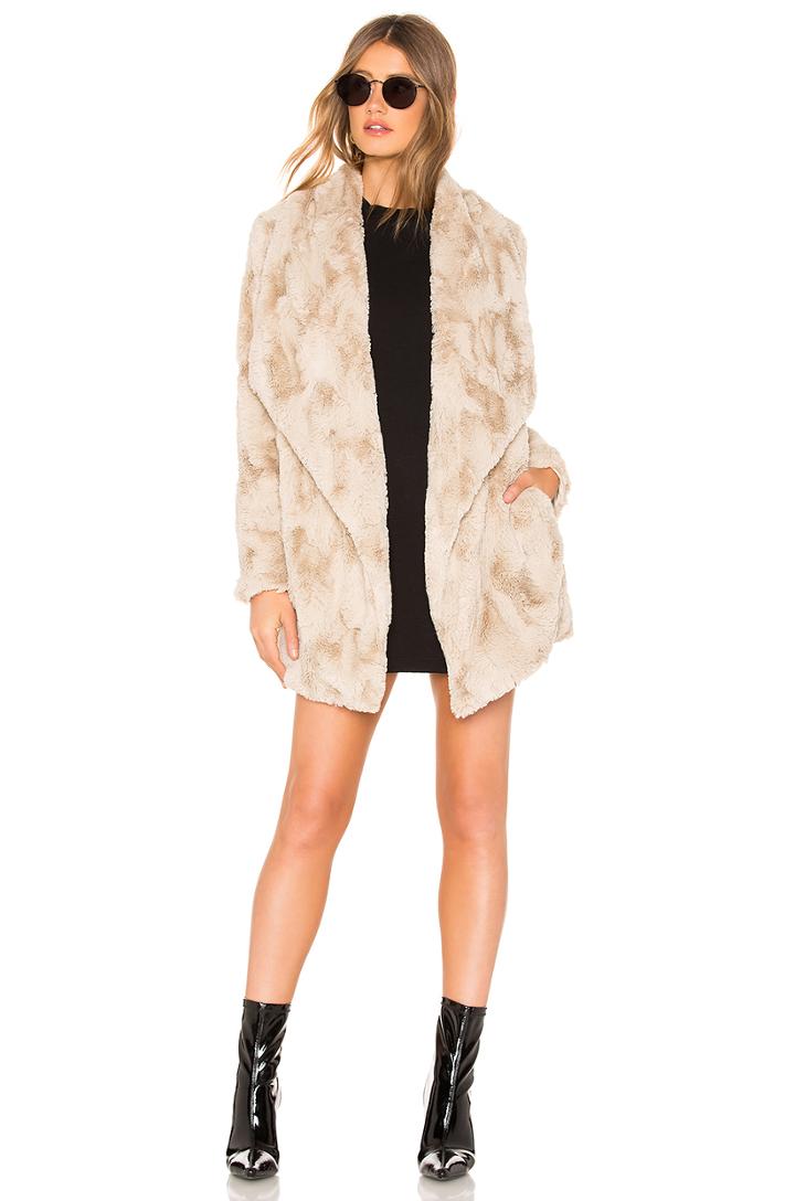 Jack By Bb Dakota Warm Thoughts Faux Fur Jacket