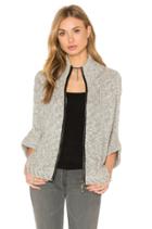 Ana Zip Up Cape Sweater