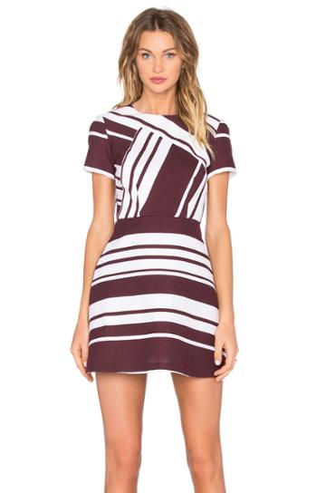 Pinot Stripe Mini Dress