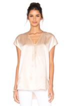 Short Sleeve Slim Blouse