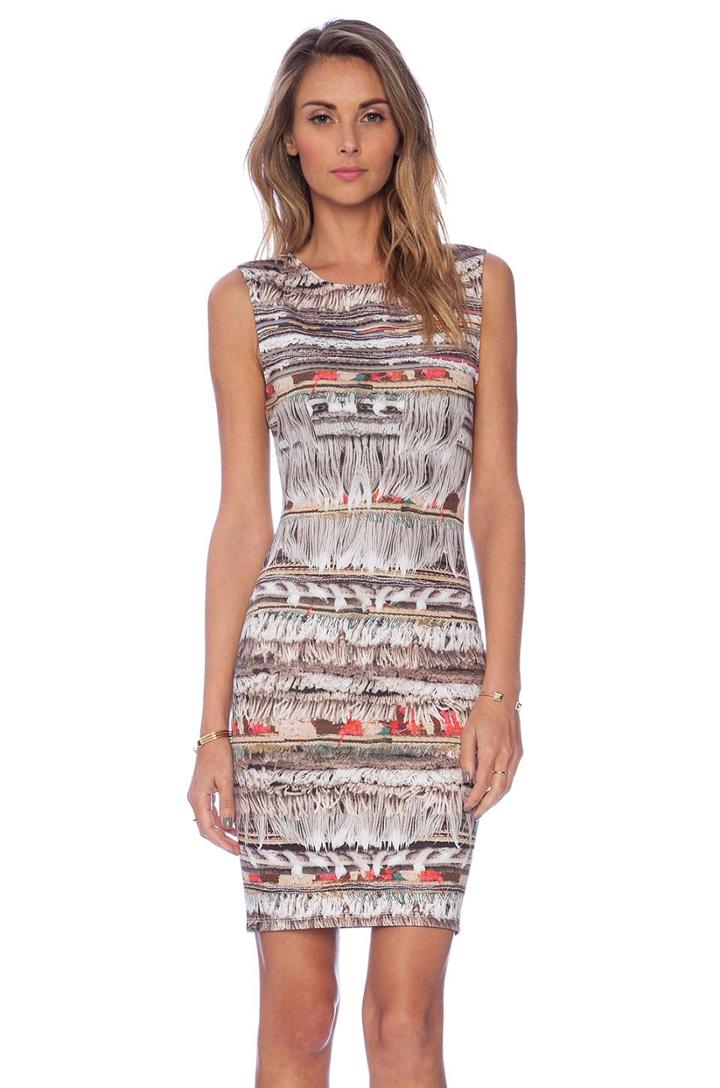 Neoprene Midi Dress