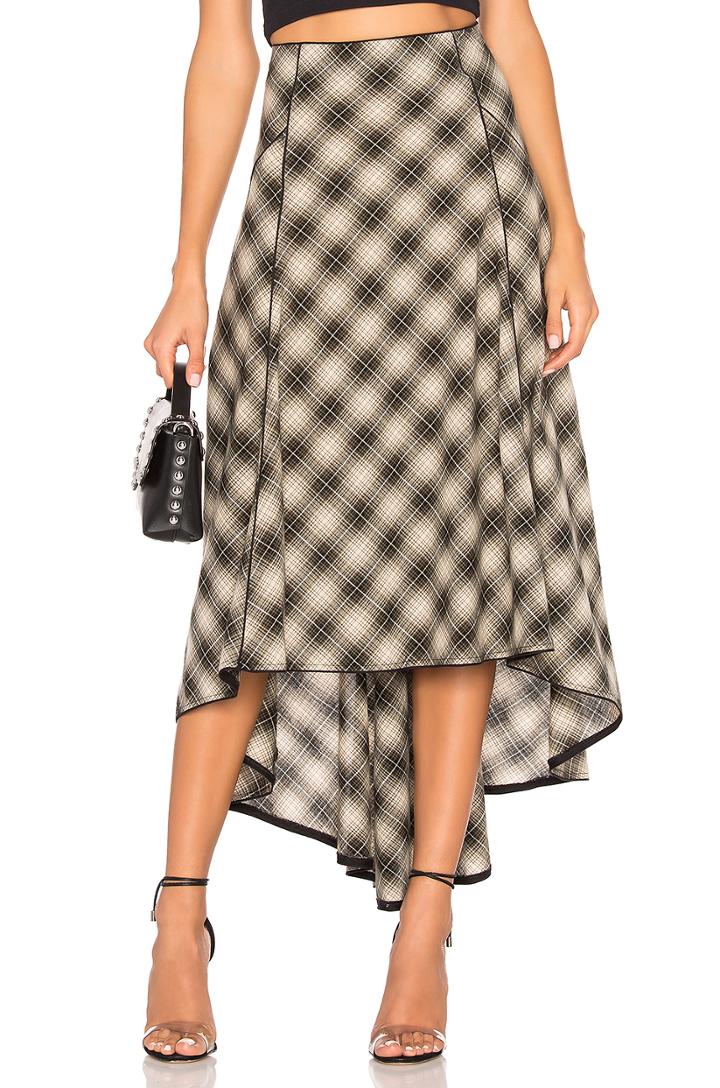 North West Plaid Skirt