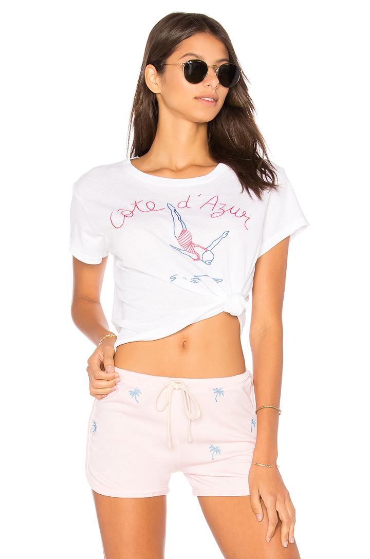 Cote D'azur Cropped Tee