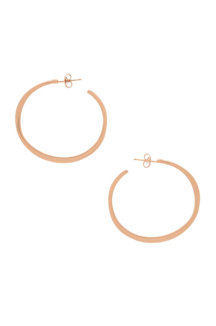 Arc Hoop Large Earrings