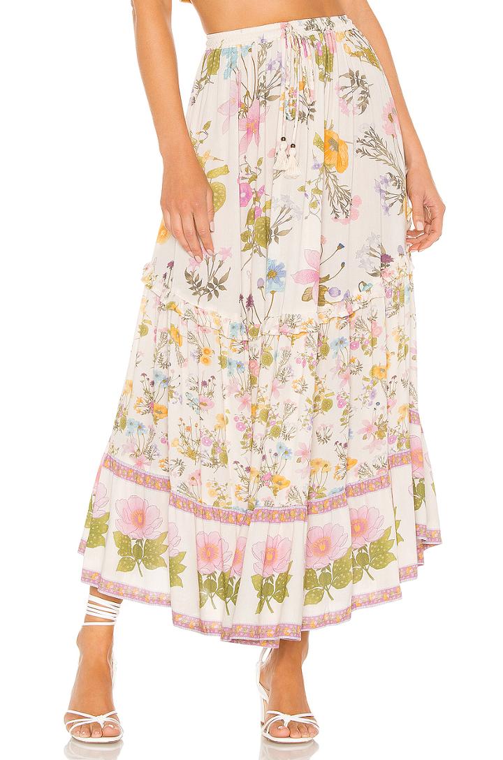 Wild Bloom Maxi Skirt