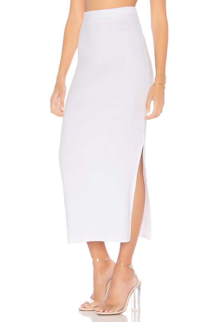 High Waisted Midi Skirt