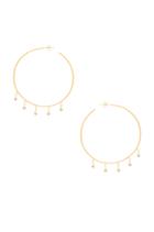 Cz Shaker Hoop Earrings