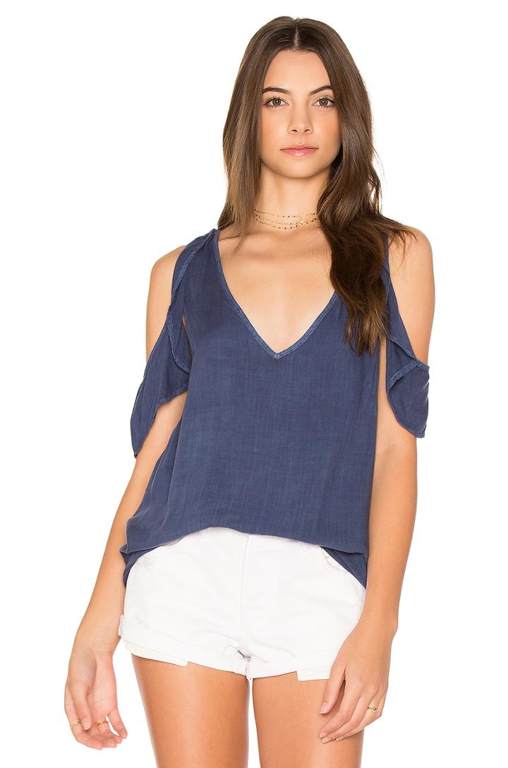 Frida Ruffle Cold Shoulder