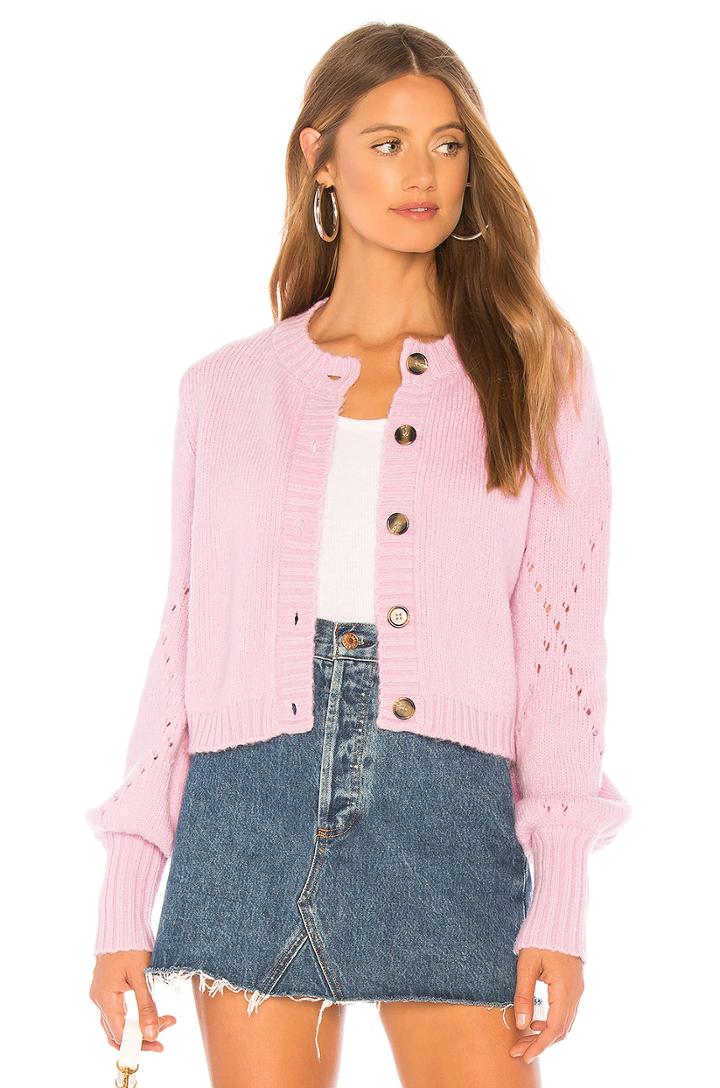 Mia Pointelle Cardigan