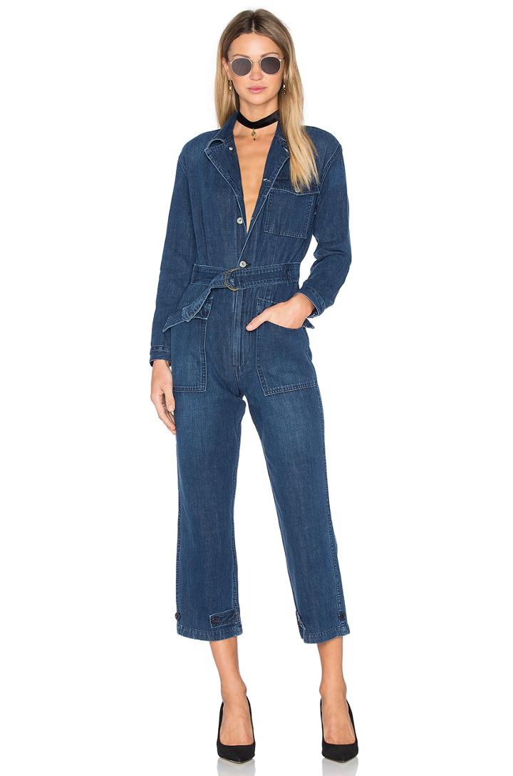 Abbey Denim Flight Suit