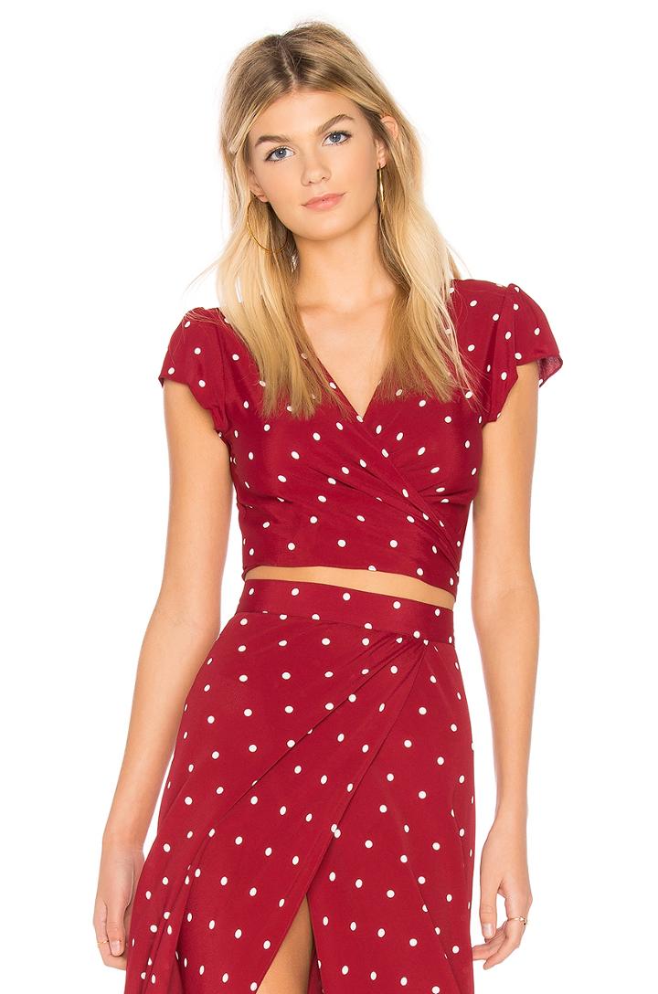 That's A Wrap Crop Top Flutter