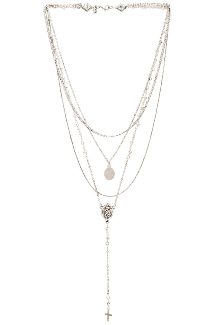 Multi Layered Chain & Stone Rosary