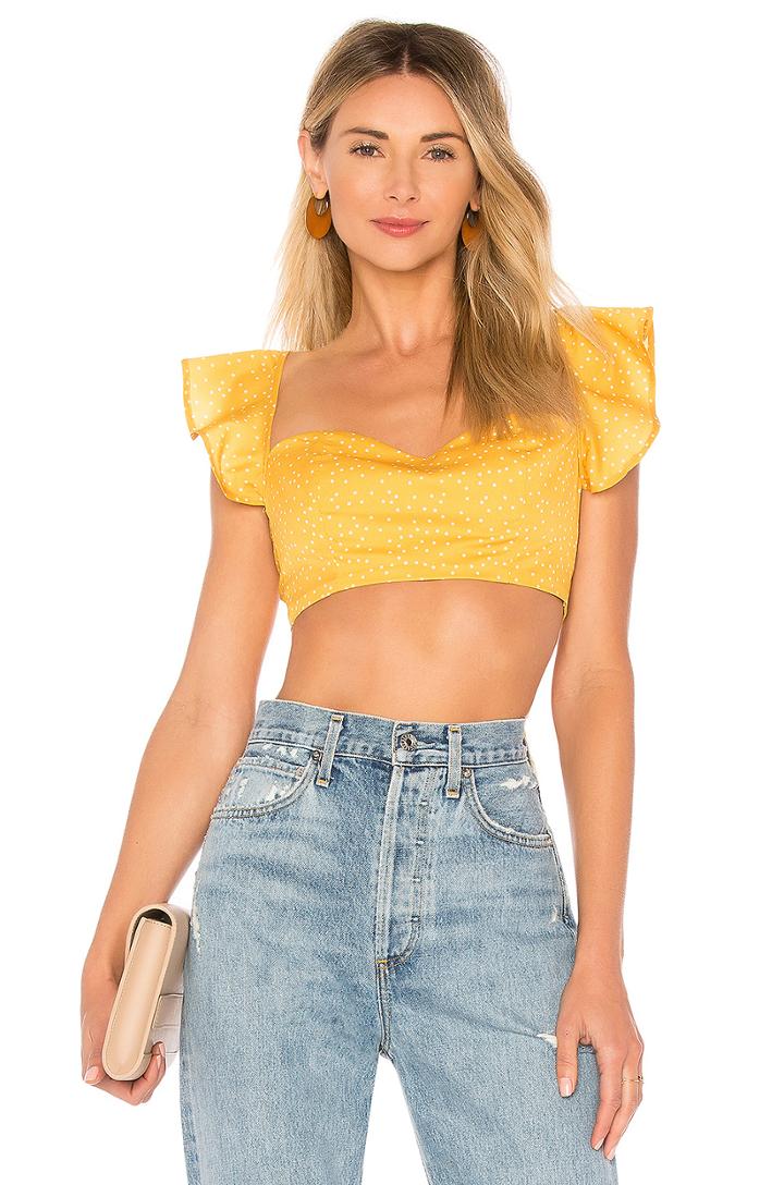 Brandi Tie Back Crop Top