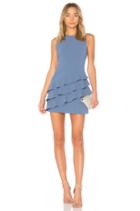 Clive Asymmetric Ruffle Dress