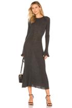 Rib Bell Sleeve Dress