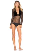 Body Decote Tule One Piece
