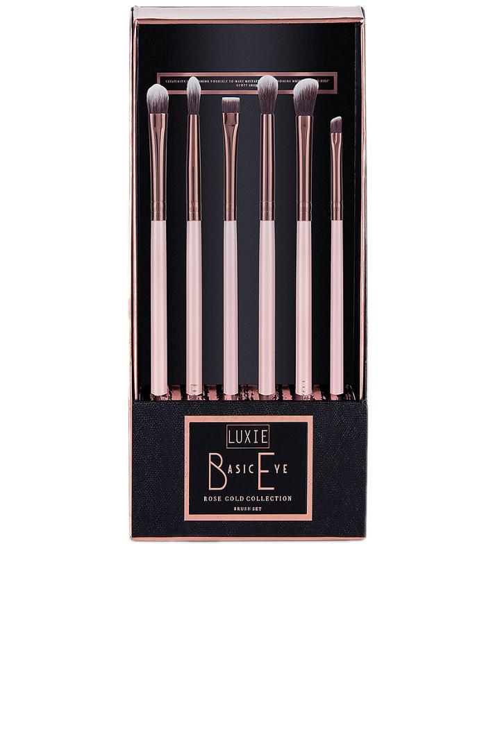 Rose Gold Eye Brush Set