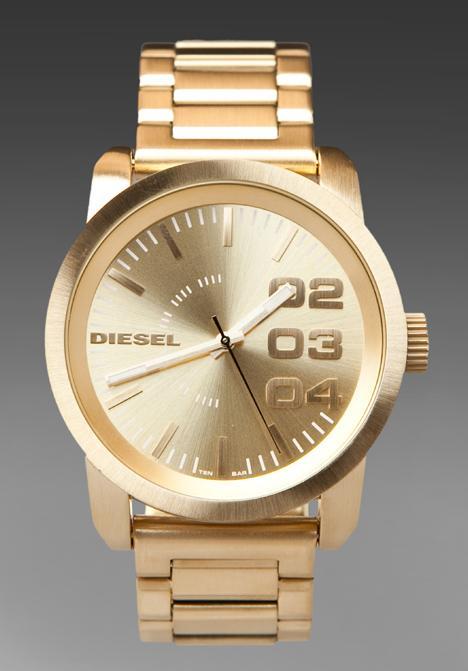 Diesel Dz1466 Watch In Metallic Gold