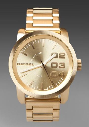 Diesel Dz1466 Watch In Metallic Gold
