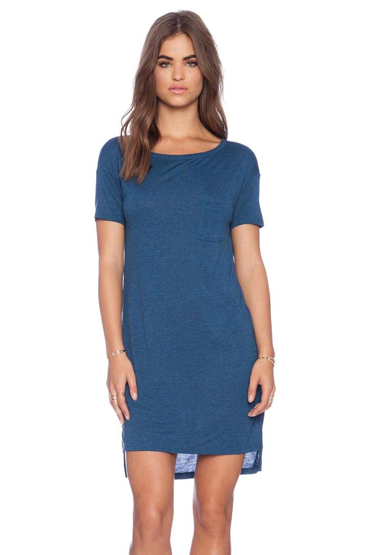 Classic Boatneck Dress With Pocket