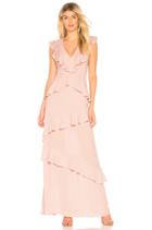 Ruffled Evening Gown