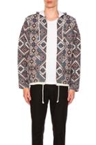 Double Hooded Zip Up Jacket