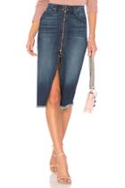 Long Zip Front Skirt