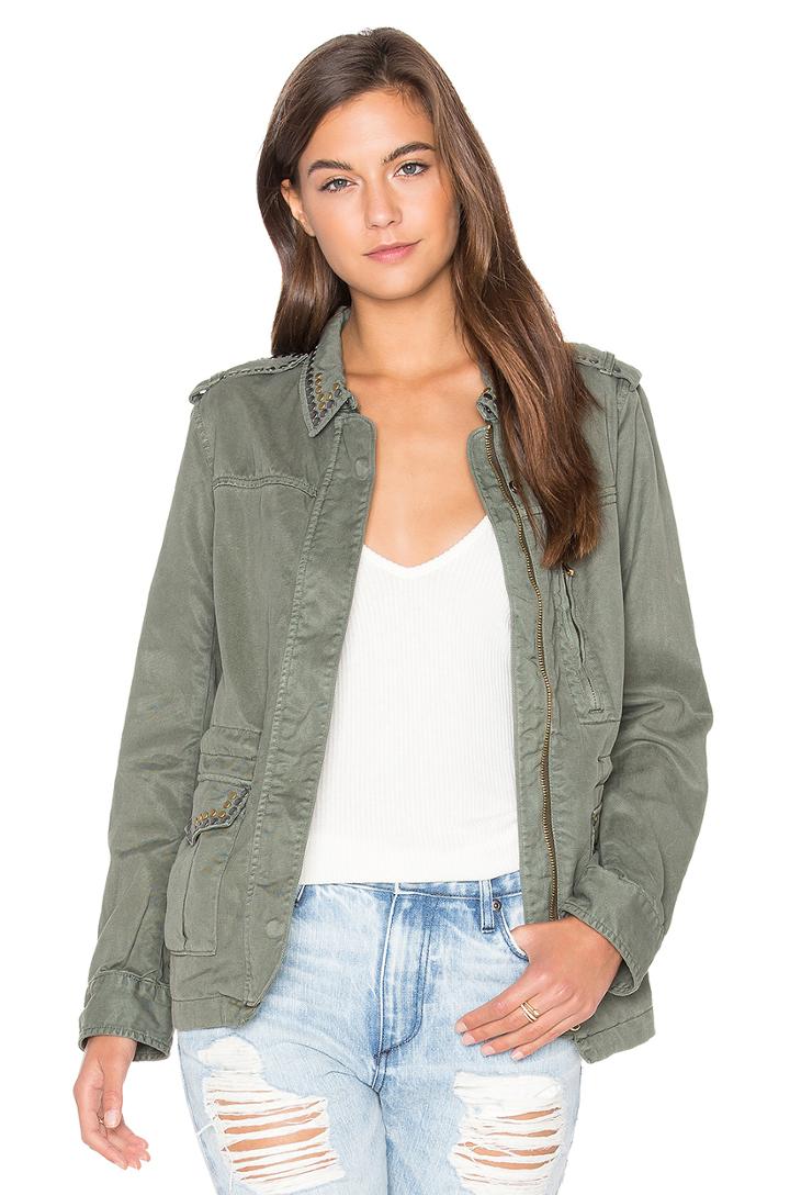 Studded Military Jacket