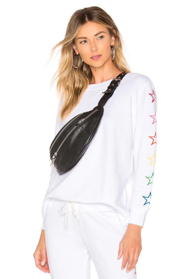 X Revolve Oversized Rainbow Stars Sweatshirt