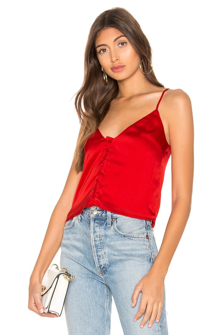 Abrienne Button Cami Top