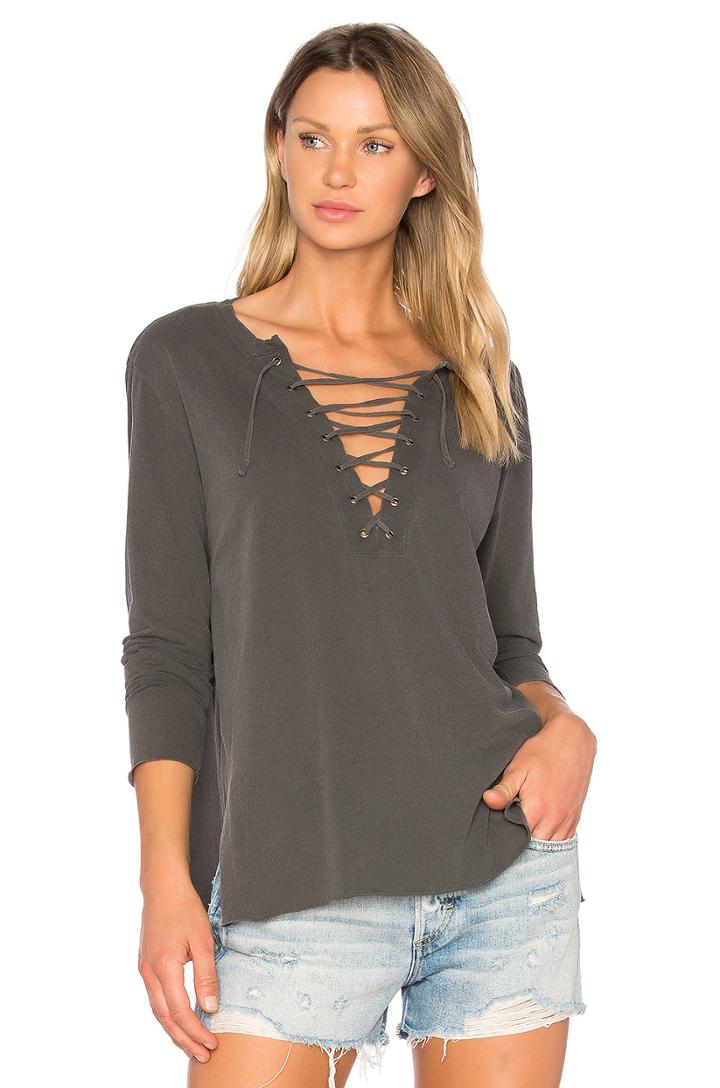 Lola Lace Up Top