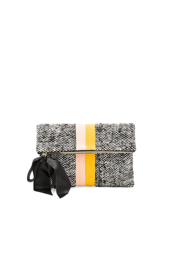Canvas Foldover Clutch