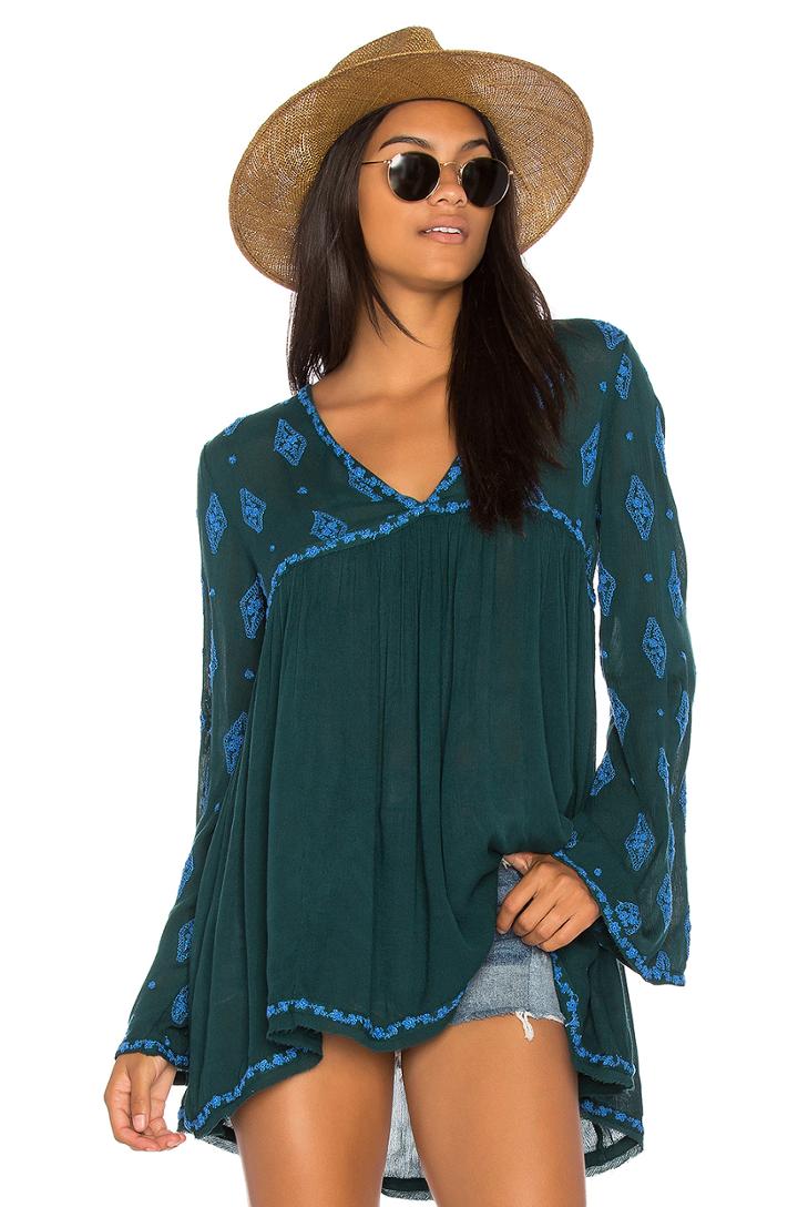 Diamond Embroidered Top