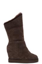 Cosy Shearling Lined Tall Wedge Boot