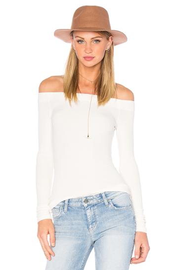 Off The Shoulder Long Sleeve Top