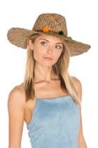 Pom Pom Farmers Wide Rim Hat