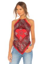 High Neck Scarf Blouse