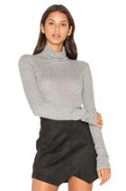 Rib Turtleneck Top