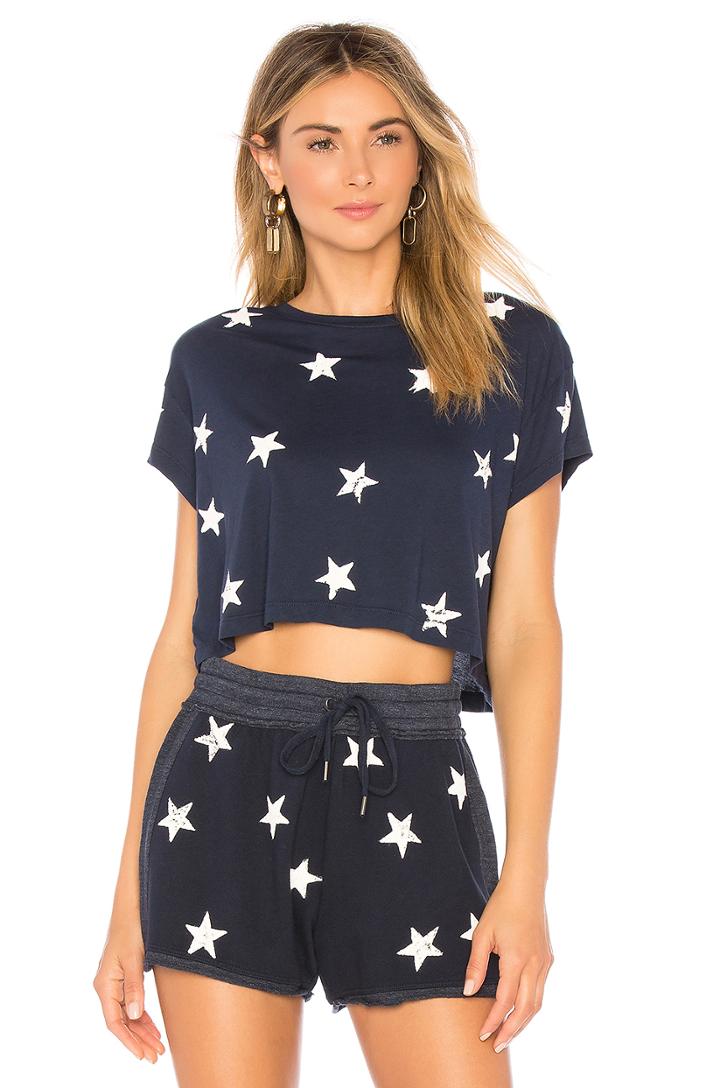 Liberty Star Crop Tee