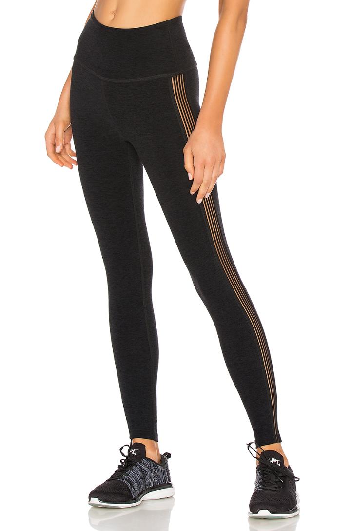 Spacedye Sheer Illusion High Waisted Midi Legging