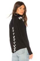 Pippa Lace Up Turtleneck